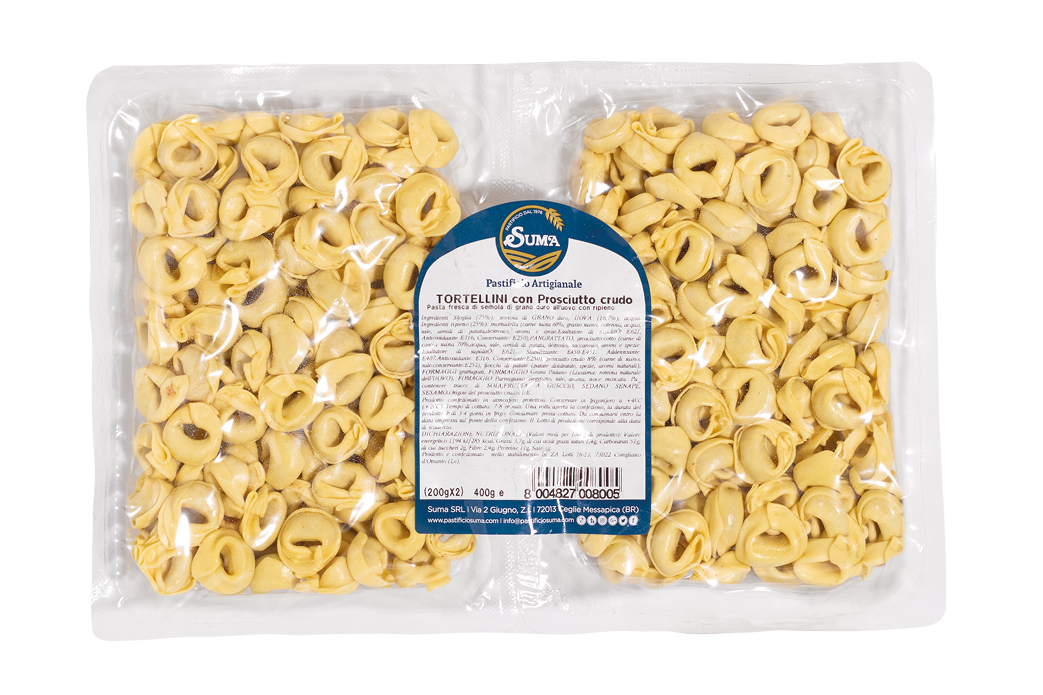 Tortellini con Crudo