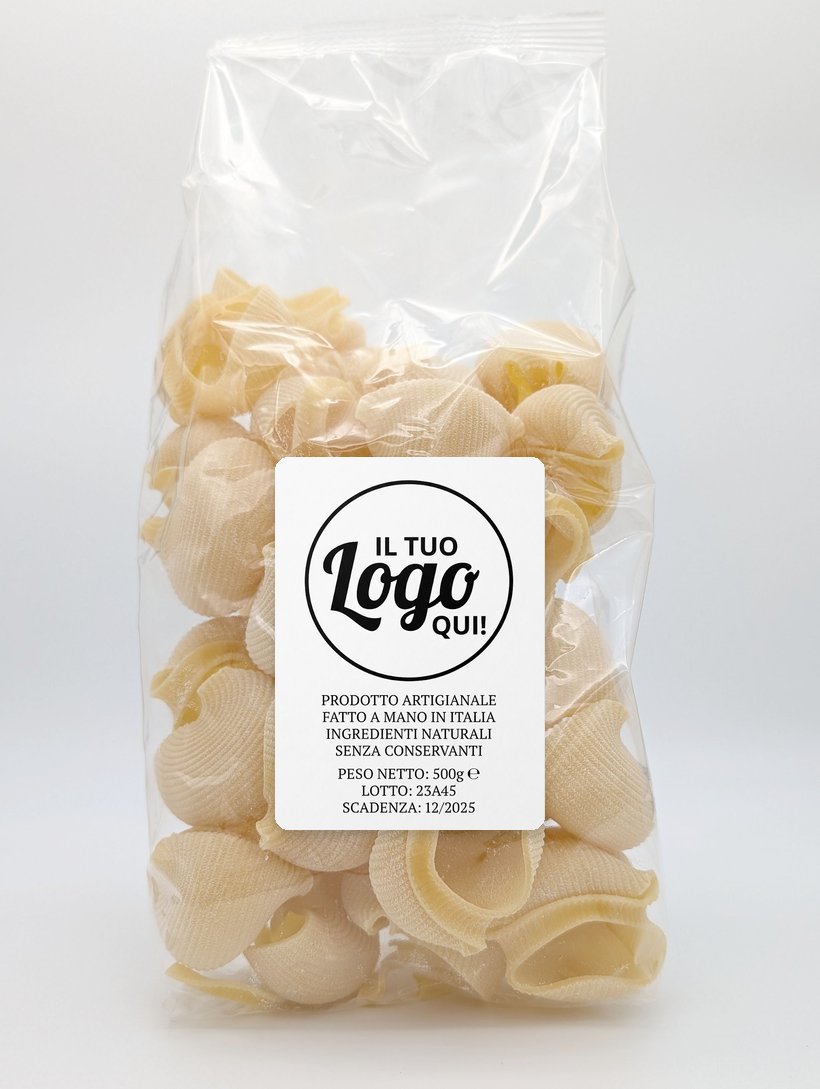 Conchiglioni Suma con la tua etichetta personalizzata