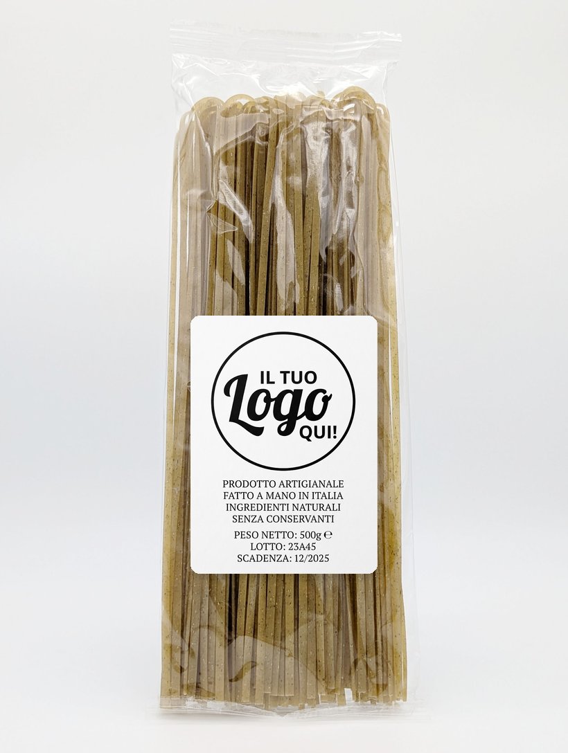 Linguine Aglio e Basilico Suma con la tua etichetta personalizzata