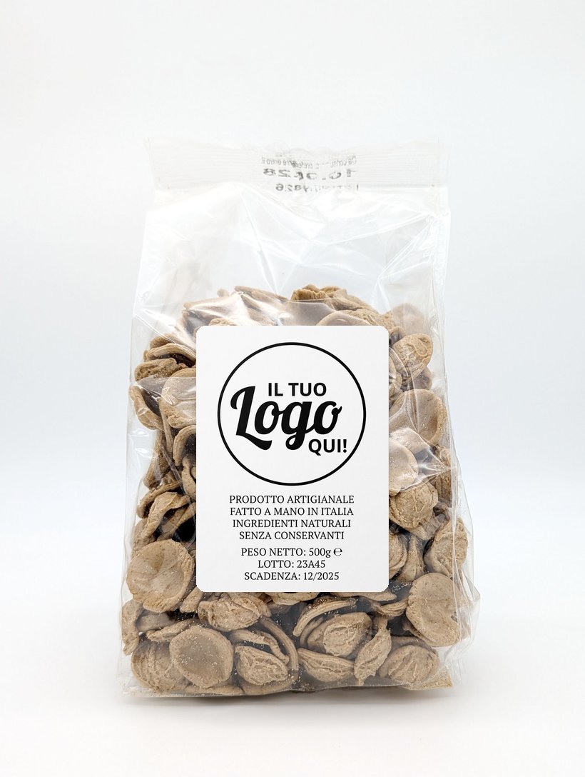 Orecchiette Grano Arso Suma con la tua etichetta personalizzata