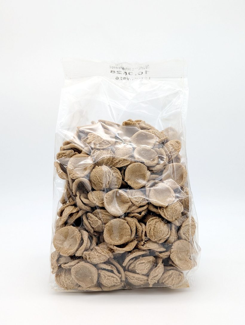 Confezione di Orecchiette Grano Arso Suma senza etichetta