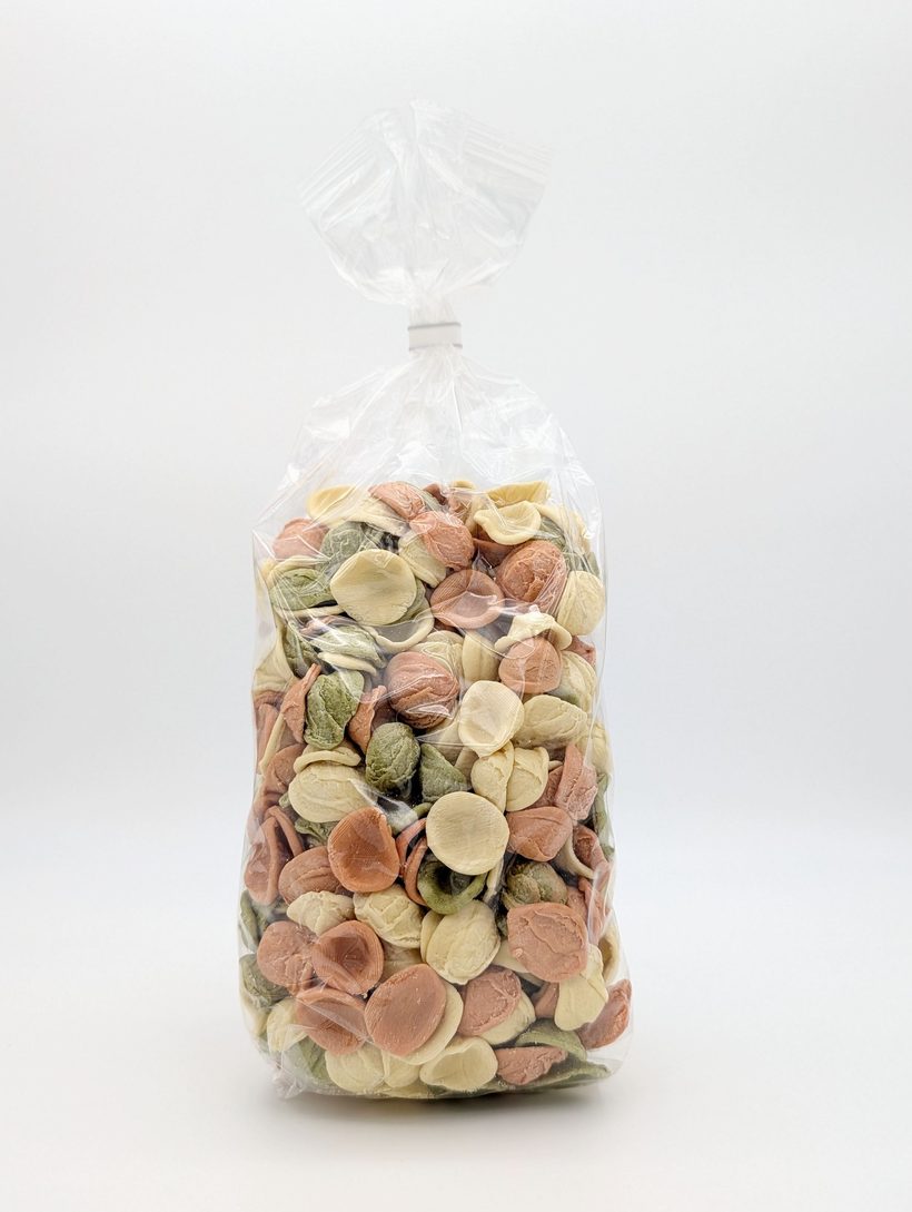 Confezione di Orecchiette Tricolore Suma senza etichetta
