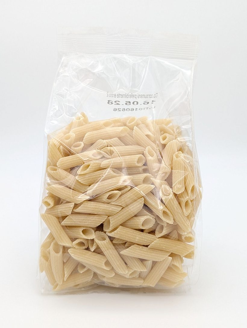 Confezione di Penne Rigate Suma senza etichetta