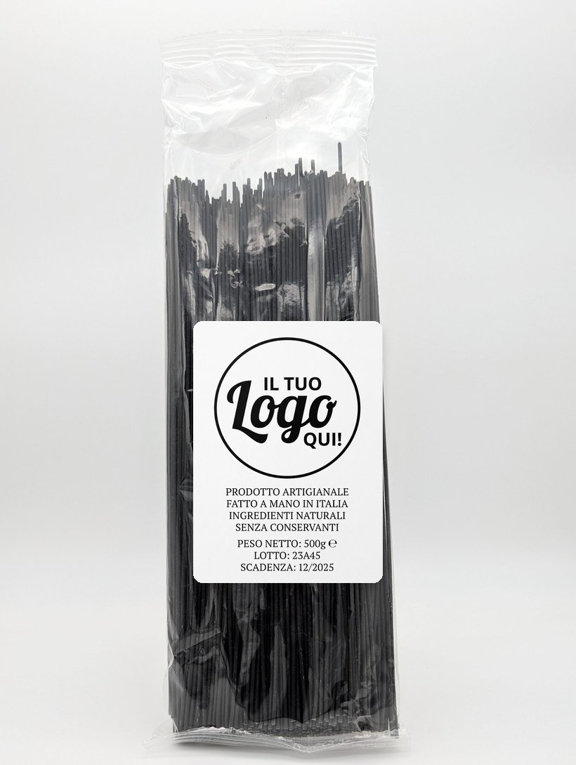 Spaghetti al Nero di Seppia Suma con la tua etichetta personalizzata