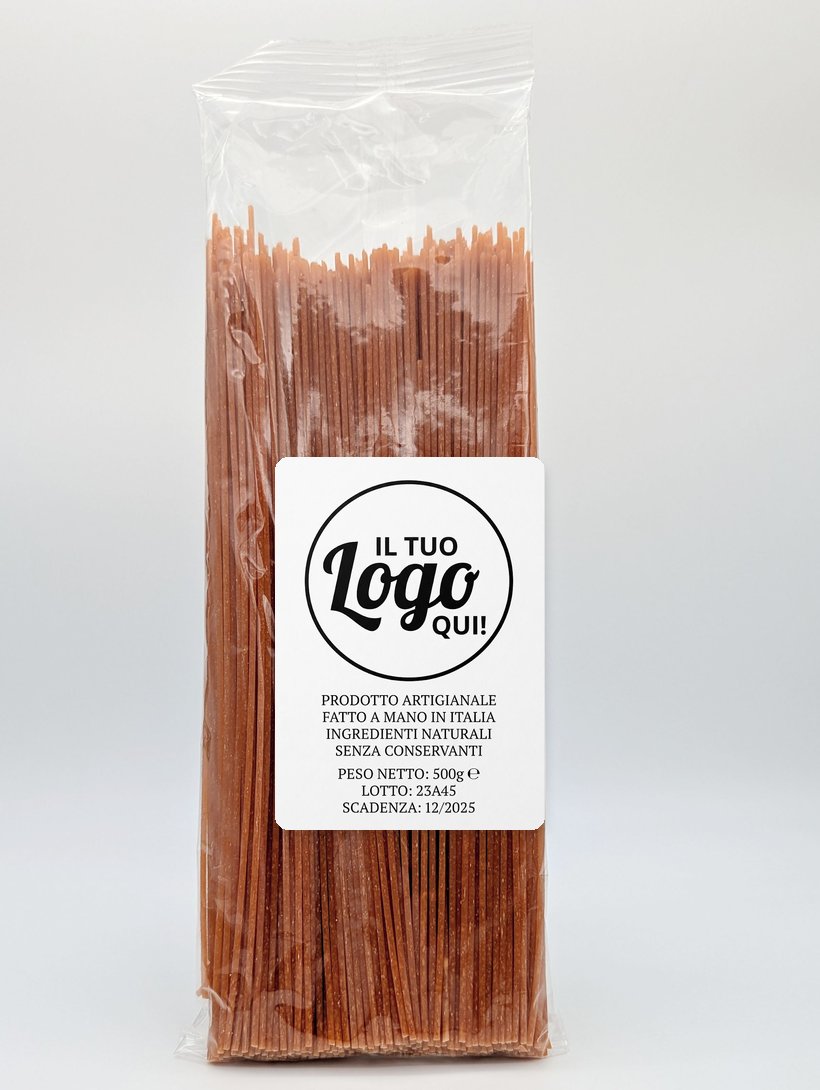 Spaghetti al Peperoncino Suma con la tua etichetta personalizzata