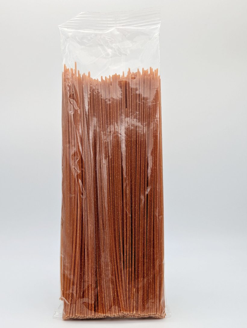 Confezione di Spaghetti al Peperoncino Suma senza etichetta