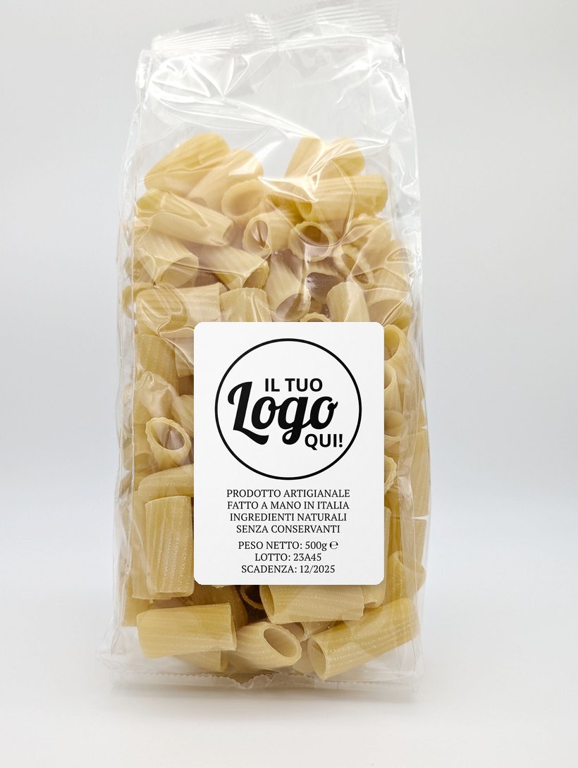 Tortiglioni Suma con la tua etichetta personalizzata