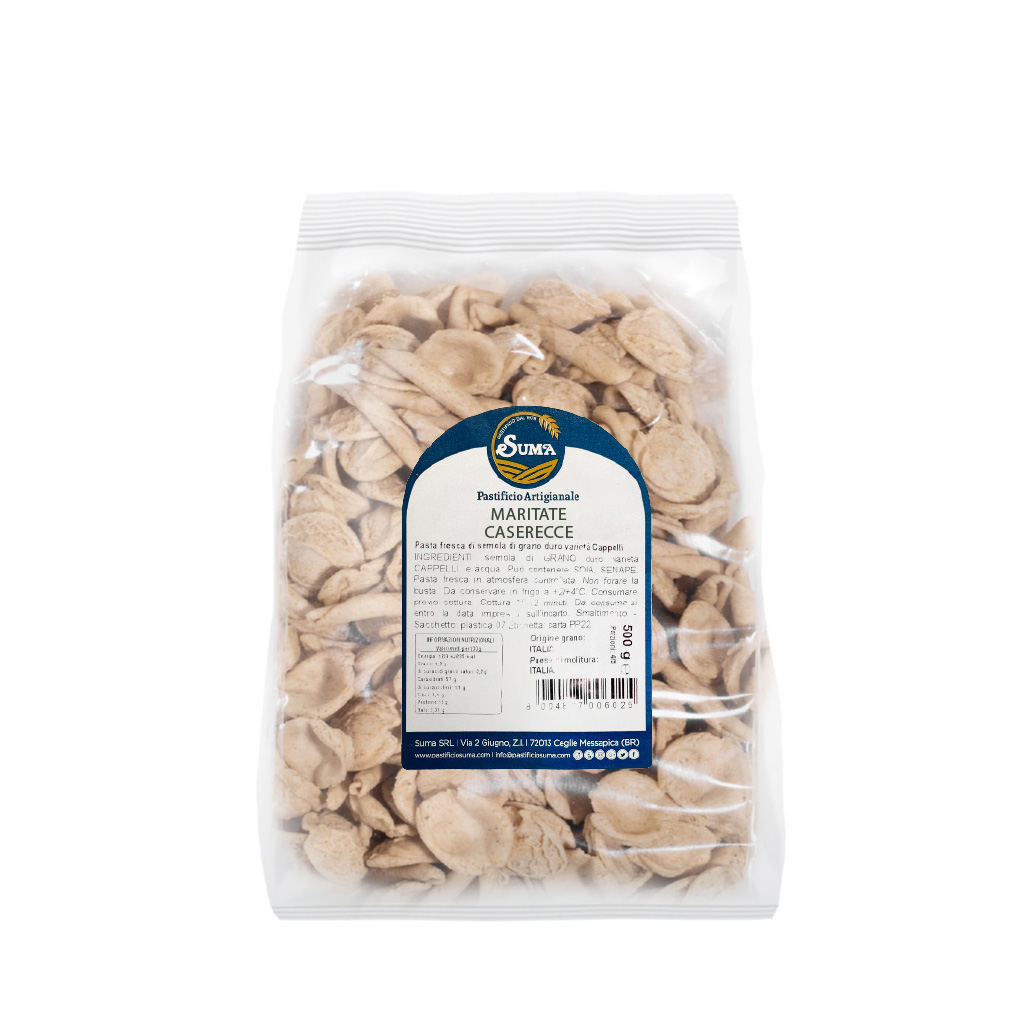 Maritati Caserecci Secche – Pasta Secca di Semola di Grano Duro