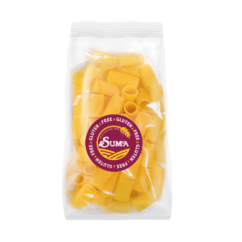 Rigatoni Mais e Riso – Pasta Secca di Semola di Grano Duro Trafilata al Bronzo